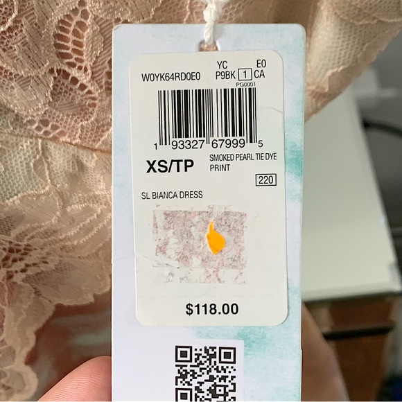 GUESS | Smoked pearl tie dye Bianca dress - Picture 11 of 11